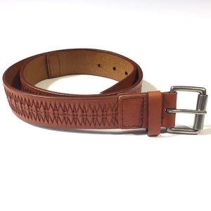 Dockers Leather Belt Southwestern Boho Aztec